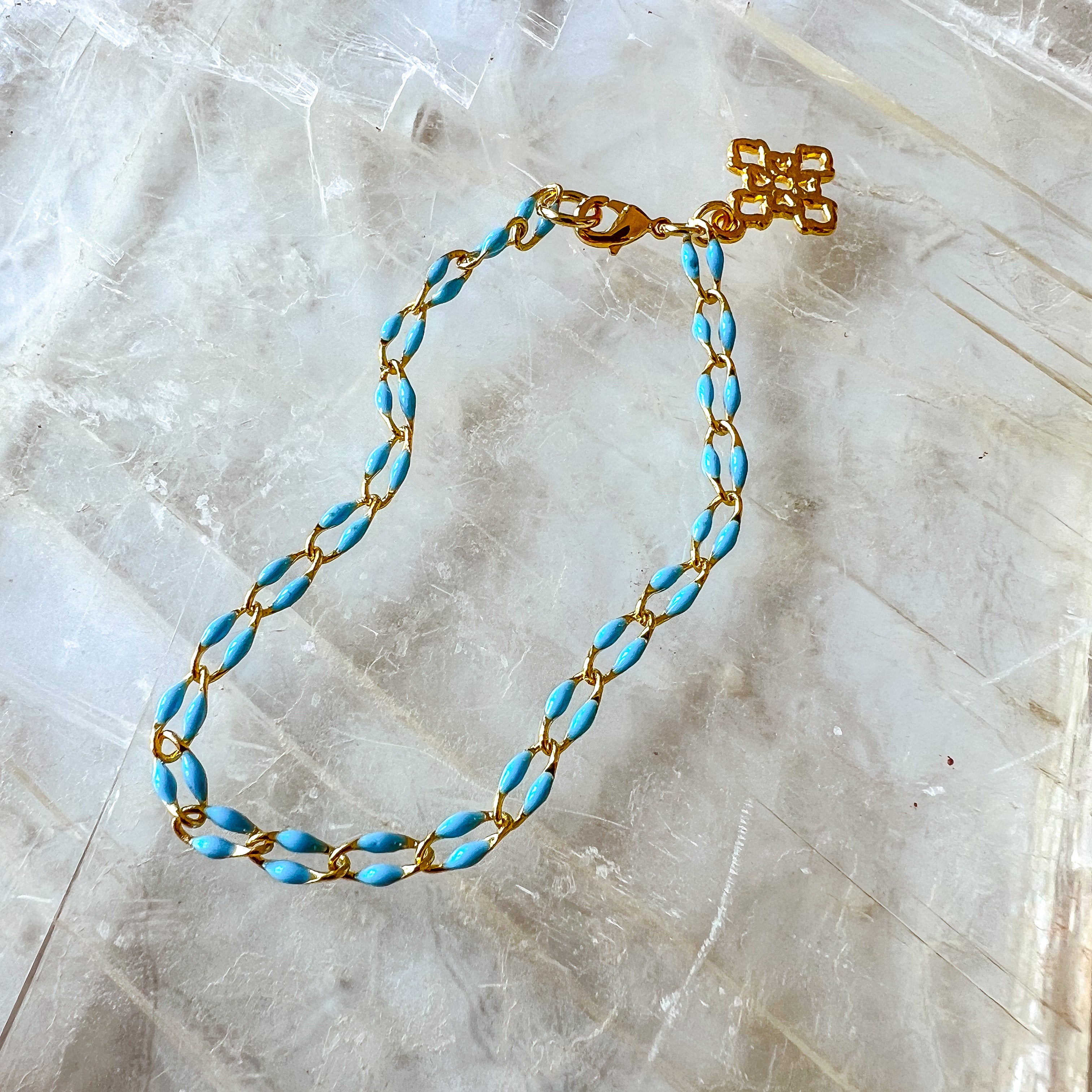 Enamel Chain Bracelet