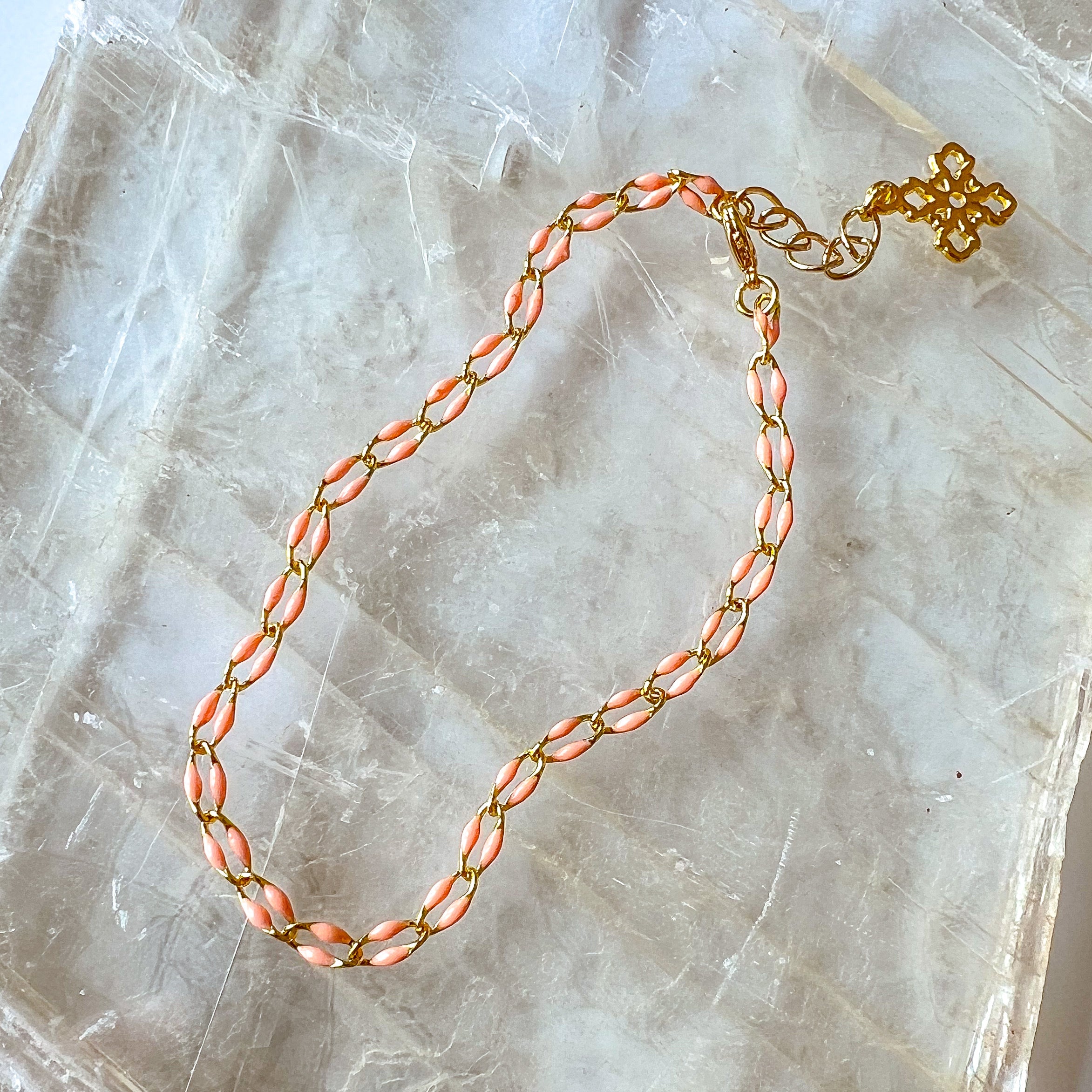 Enamel Chain Anklet