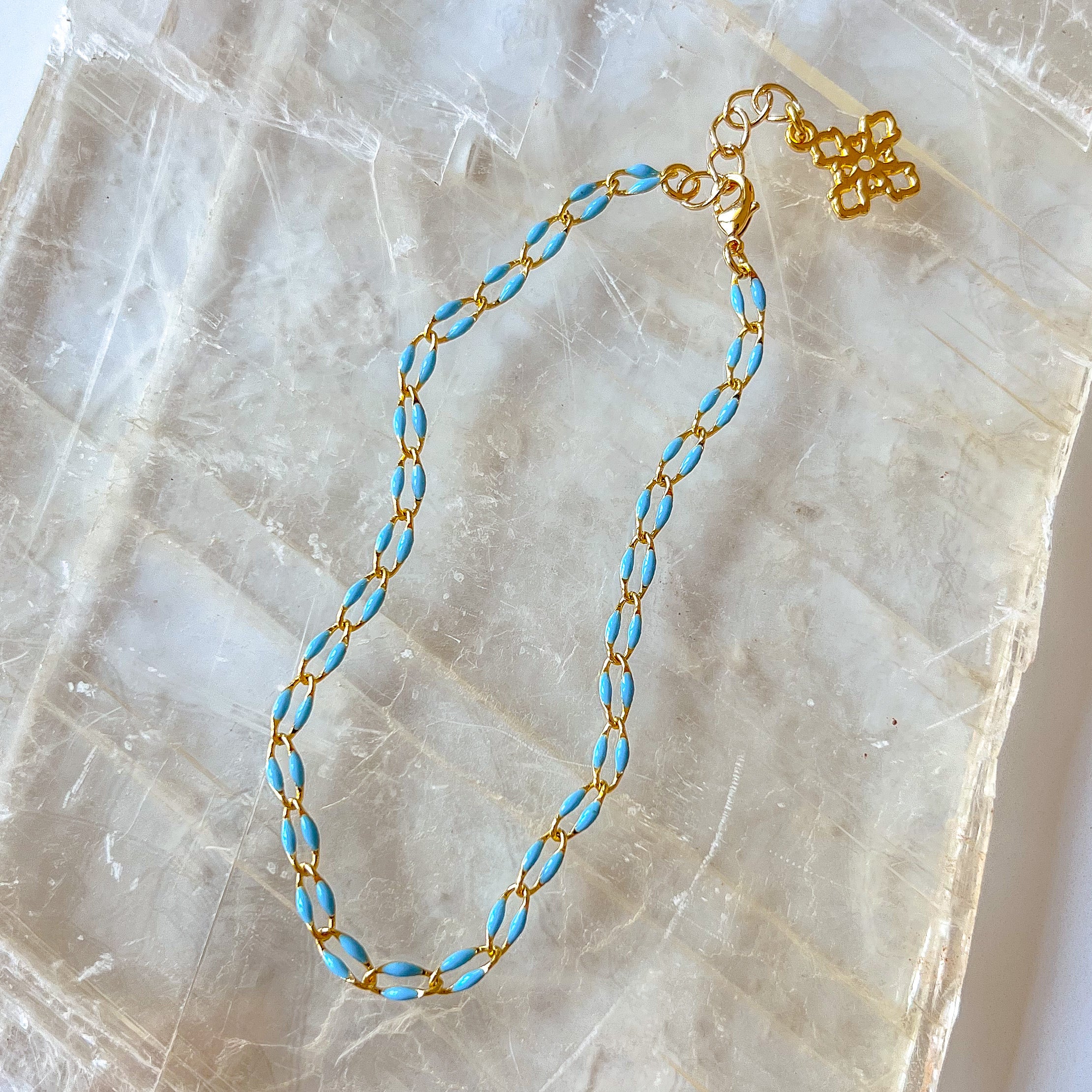 Enamel Chain Anklet