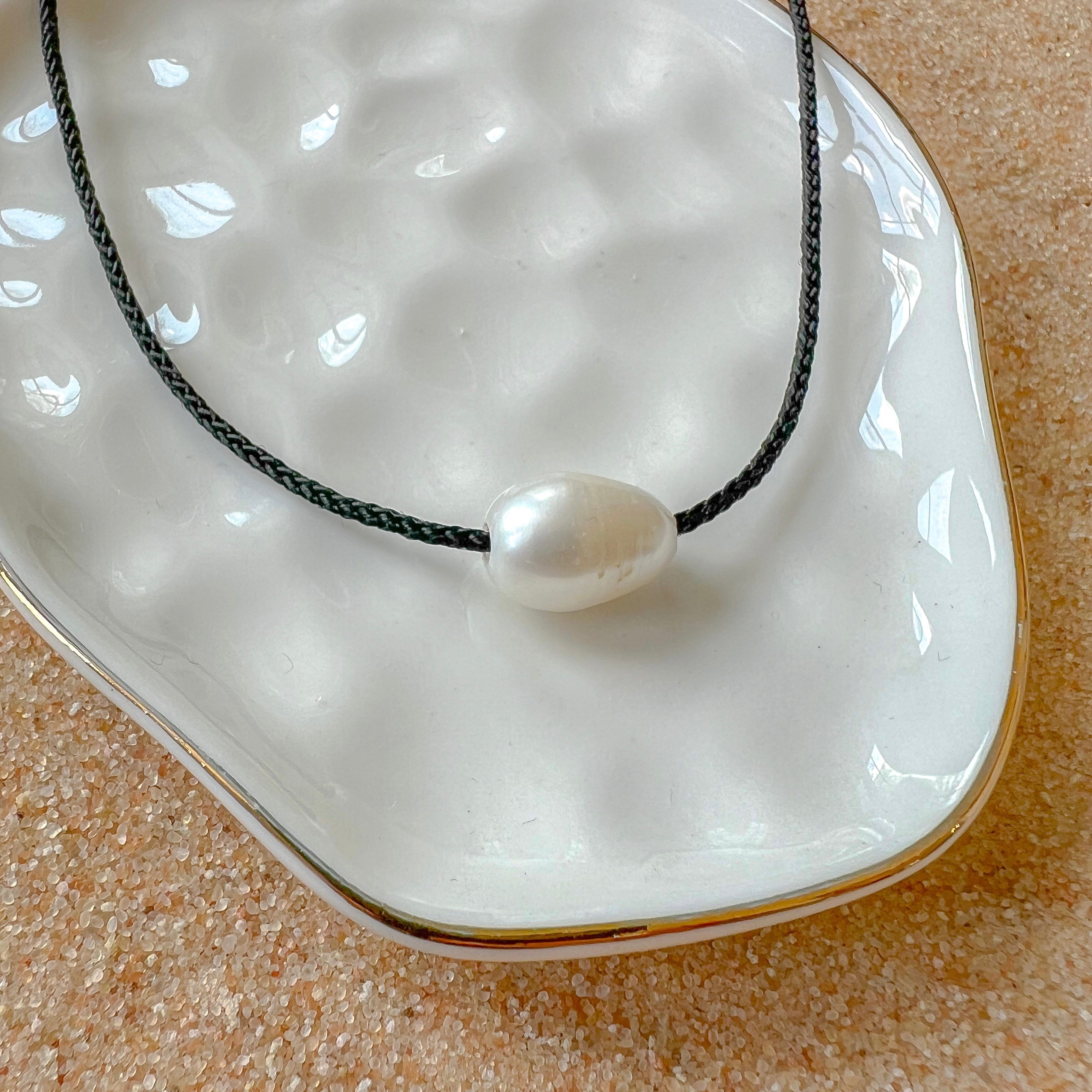 Summer Cord Pearl Choker