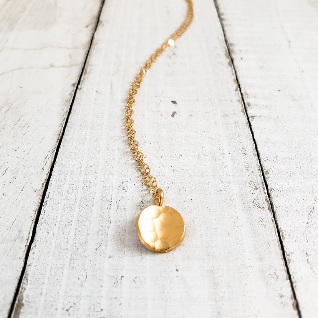 Hammered Dot Necklace – Payton Jewelry